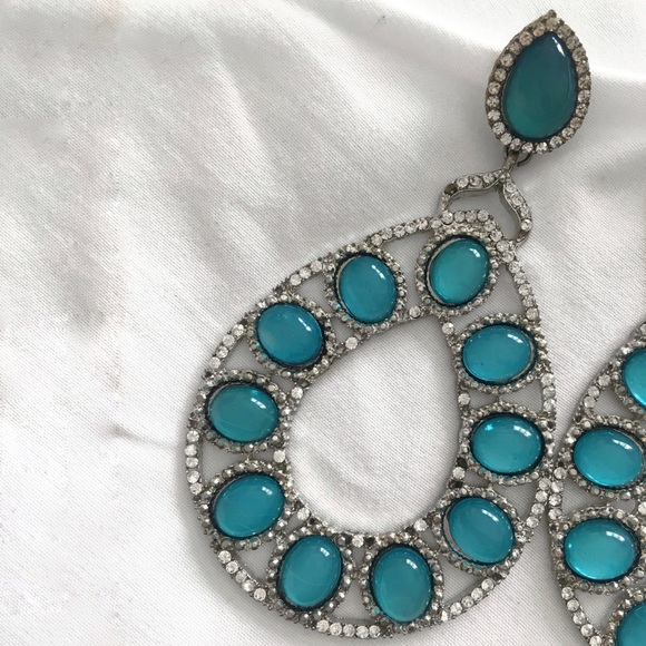 BEBE | Turquoise earrings - Picture 3 of 3